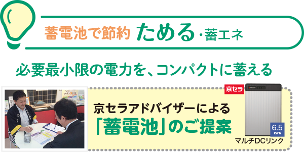 ためる蓄エネ 待望の省電力コンパクトサイズ!! 蓄電池