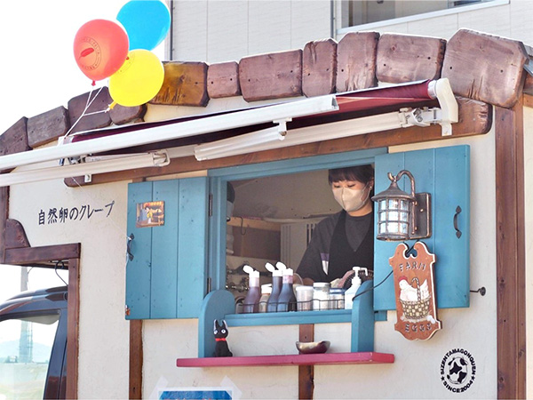 自然卵クレープ